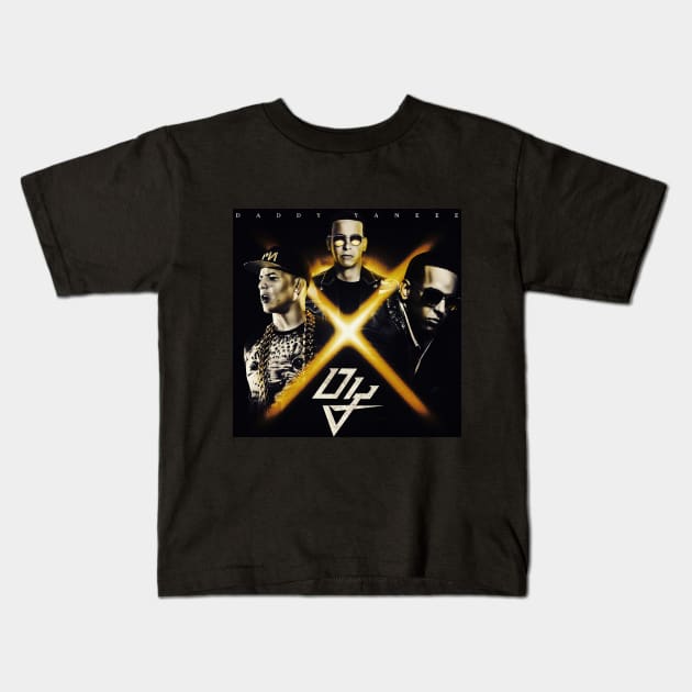 Daddy Yankee - Puerto Rican rapper, singer, songwriter, and actor Kids T-Shirt by Hilliard Shop